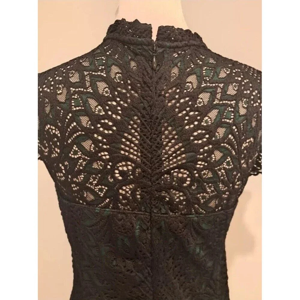 NWT WHBM Size 12 All Over High Neck Lace Shell Top Blouse Original Price $120 - Picture 4 of 12